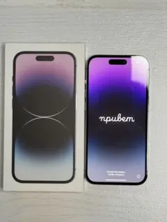 【交換後未使用】iPhone 14 pro 128GB SIMフリー　パープル