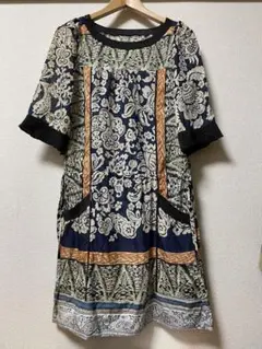 MACPHEE シルクチュニックワンピース　ジャンク品のサムネイル
