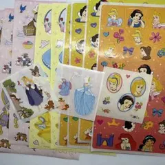 ディズニープリンセス シールセット　一部剥がれあり