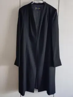 ◎美品◎ 東京ソワール ノーカラー ロングジャケット フォーマル 13号