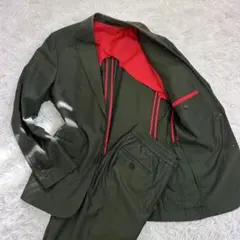 希少✨三浦春馬着用Paul Smith セットアップ Mサイズ カーキ×レッド