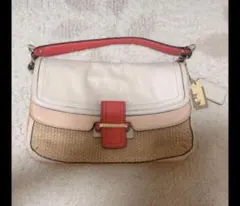 I*C様 COACH コーチ かごバッグ ストローバッグ ハンドバッグ