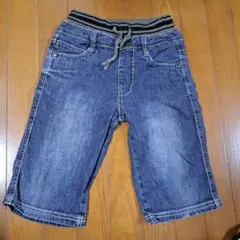 ストレッチデニムハーフパンツ 140cm