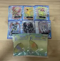 内袋未開封　デジモン　一番くじ　E賞　ACLLECT 6種、F賞　チャーム　2種