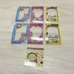 チェゴシム コジコジ ノベルティ クリアカード 3種類　各２枚+シールステッカー