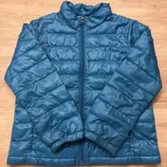 キッズUNIQLO ダウンコート 130 青