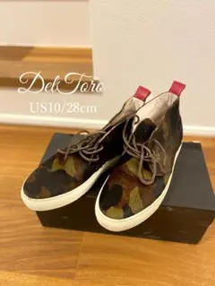Del Toro カモフラージュスニーカー US10/28cm