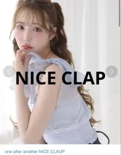 one after NICE CLAUP キャミソール　リボン