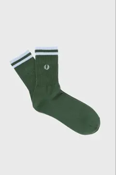 グリーン ストライプ ソックス