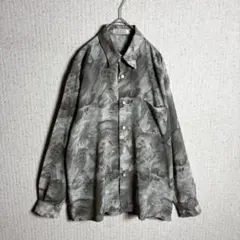 柄シャツ 長袖 ヴィンテージ