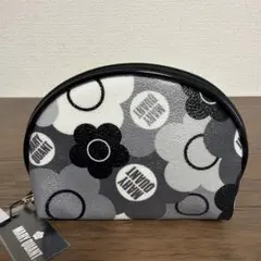 MARY QUANT デイジー柄ラウンドポーチ(モノトーン)新品・未使用のサムネイル