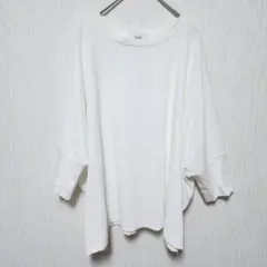 【JOURNAL STANDARD】（F）ドルマンスリーブワイドカットソー/無地