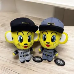阪神タイガース キャラクターBIG ぬいぐるみ ホーム ビジター 2種セット
