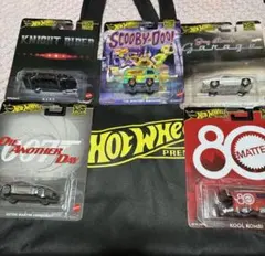 ホットウィールプレミアム 5台セット 限定ロゴ入りバッグ付き