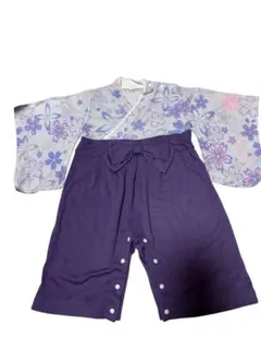 袴ロンパース お食い初め 初節句 お正月 ベビー 女の子