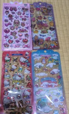 サンリオ　ドロップジェリーシール　ボンボンドロップ　日焼けキティ　リボン　平成