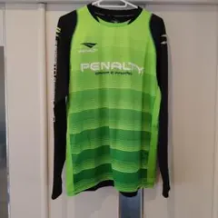 PENALTY サッカー長袖プラクティスシャツ グリーン Lのサムネイル