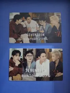 SEVENTEEN SUNTORY ノンアル ステッカー 2枚セット　②