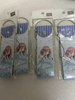 五等分の花嫁 中野三玖 ビッグレザーキーホルダー 3個