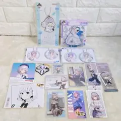 ホロライブ　白銀ノエル　グッズ　15個　一番くじ　缶バッジ　アクリルスタンド