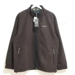 新品未使用　U.P renoma フリースジャケット　ブラウン　チェック　茶色