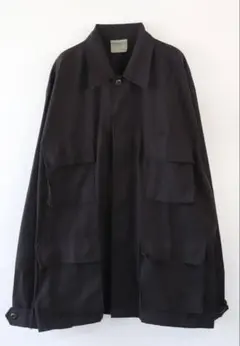 ロスコB.D.Uシャツジャケット美品USEDリップストップ黒