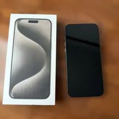 【美品】iPhone 15 Pro MAX 256GB ナチュラル 本体