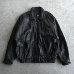 90's vintage arcive 本革 レザージャケット ブラック 短丈