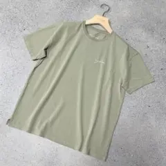 YOUNGLA ヤングエルエー 刺繍 カーキ Tシャツ S