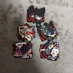 ペルソナ5 カプセルラバーマスコット　5種