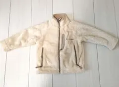 モンベル クリマエアジャケット キッズ フリース ボア アウトドア キャンプ 白