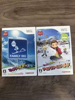 Wii ソフト ファミリースキー 2本セット