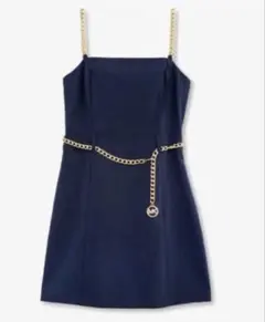 MICHAEL KORS チェーンベルト付ミニワンピース サイズ2 - メルカリ