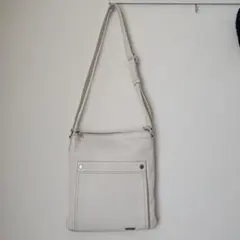 BALLY バリー レザー ショルダーバッグ ホワイト 保存袋付き