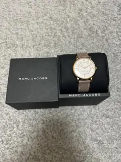 MARC JACOBS アナログ時計 ゴールド/ブラウン
