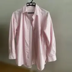 GU ストライプ 長袖シャツ Sサイズ