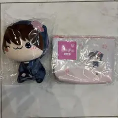 忍たま乱太郎　ふんわり桜もちぴこの段　土井半助　ぬいぐるみ　ポーチ賞