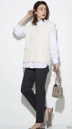 PLST スティックパンツ コットンブレンド 丈長め 今年11月購入 プラステ