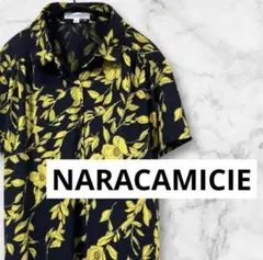 美品✨NARACAMICIE ナラカミーチェ ブラウス ネイビーのサムネイル