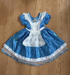 Disney正規品　不思議の国のアリスのドレス カチューシャ付　120cm