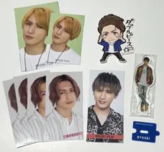 藤井流星 アクスタ アクリルスタンド ミニーズwest ステッカー デタカ