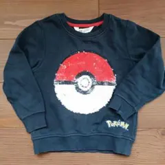 ポケモン リバーシブルスパンコール 長袖トレーナー 120