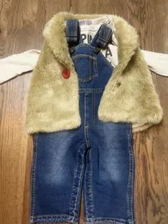 ベビーGAP デニムオーバーオール