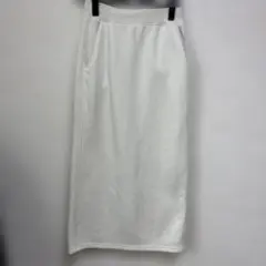 GU スウェットナロースカート ホワイト M