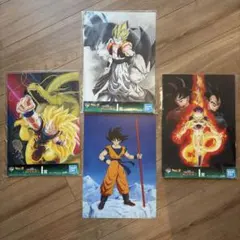 ⭐︎ドラゴンボール 一番くじビジュアルシート 4枚セット⭐︎
