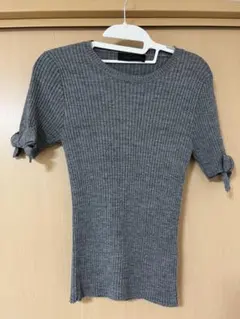 値下げ　ZARA 半袖ニット　Mサイズ