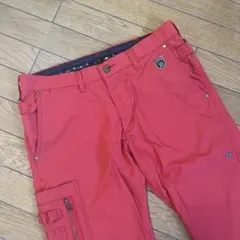 美品　EDWIN ゴルフパンツ L レッド