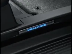 トヨタ純正 イルミネーション付スカッフプレートセット ヴェルファイア