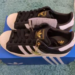 adidas SUPERSTAR ブラック/ホワイト　藤井風　25.5センチ