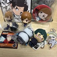 呪術廻戦 缶バッジ　キーホルダー　ステッカー　フィギュアコレクション　ハグコット